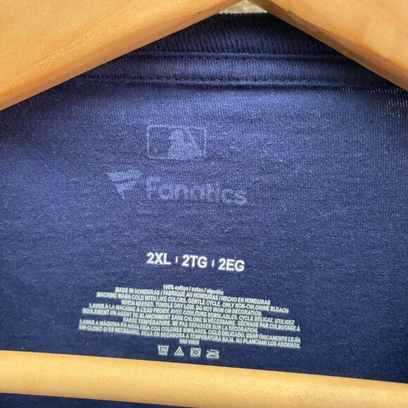 Houston Astros Baseball 2017 World Series Champions MLB T-Shirt 2XL Fanatics - Picture 2 of 3